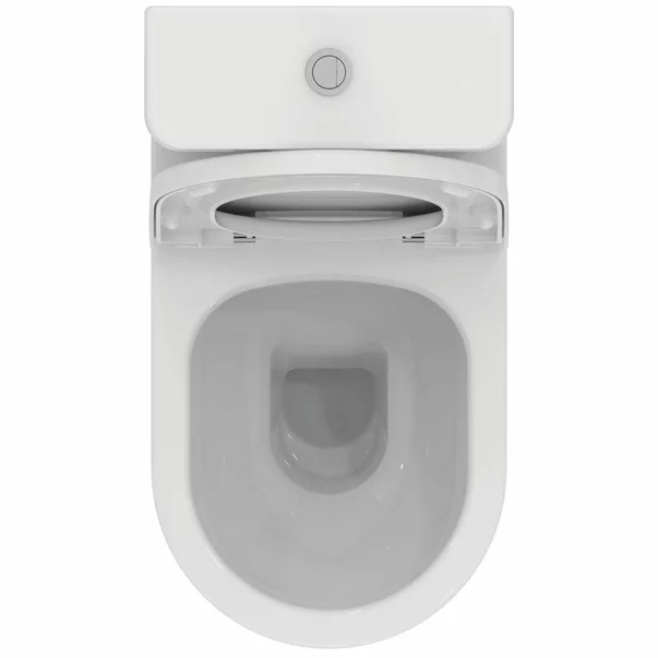 Set vas WC Ideal Standard Ellisse rimless BTW cu capac softclose alb si rezervor [5]
