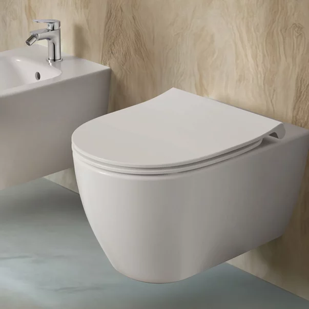 Capac WC Ideal Standard i.life O alb slim Quick Release [2]