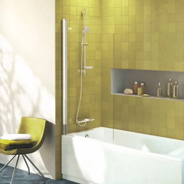 Paravane de cada - Paravan de cada mobil Ideal Standard Connect argintiu 80x140 cm