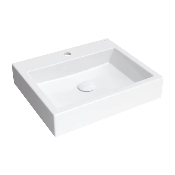 Obiecte Sanitare - Lavoar suspendat Omnires Thasos M+ alb  50 cm