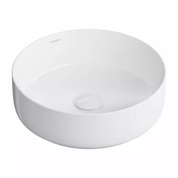 Lavoar pe blat Omnires Tulsa alb 36 cm [1]