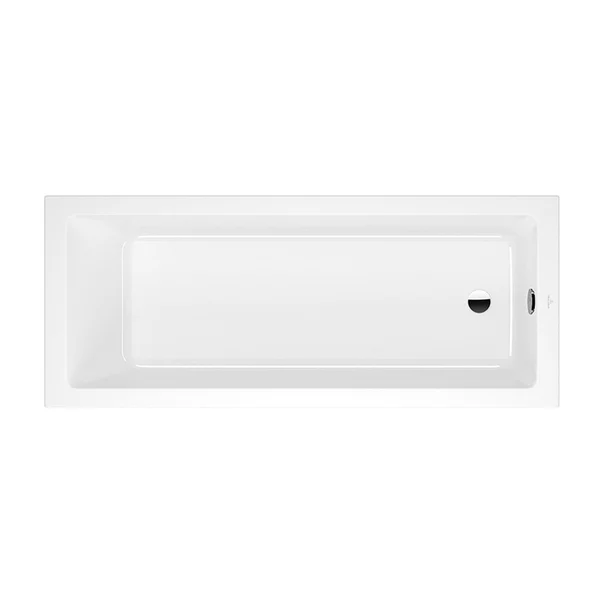 Cada dreptunghiulara Villeroy&Boch Targa Plus Solo alb alpin 170x75 cm, picioare incluse [1]