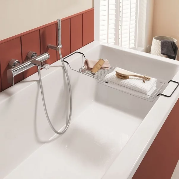 Cada dreptunghiulara Villeroy&Boch Targa Plus Solo alb alpin 170x75 cm, picioare incluse [3]