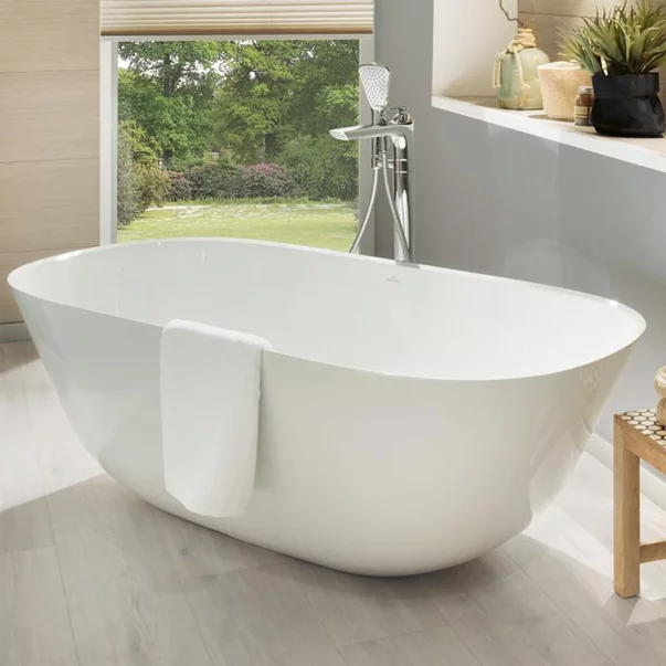 Cada freestanding Villeroy&Boch Theano 155x75 cm alb [2]