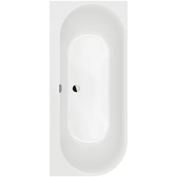 Cada freestanding BTW Villeroy&Boch Oberon 2.1 180x80 cm alb [2]