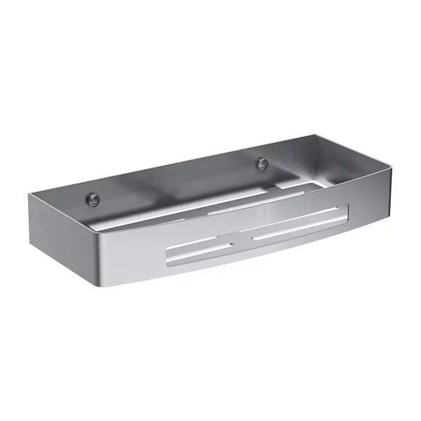 Accesorii dus - Etajera otel inoxidabil Omnires Uni 30 cm finisaj nichel periat
