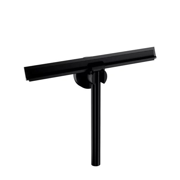Accesorii dus - Racleta pentru sticla cu suport Omnires Uni finisaj negru mat 25 cm