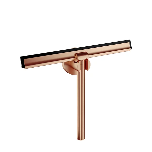Accesorii baie - Racleta pentru sticla cu suport Omnires Uni finisaj cupru periat 25 cm
