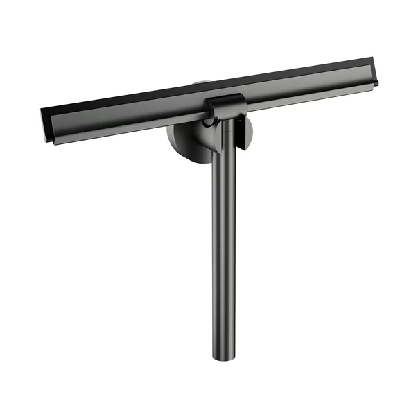 Accesorii baie - Racleta pentru sticla cu suport Omnires Uni finisaj grafit periat 25 cm