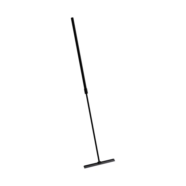 Accesorii dus - Racleta pentru sticla cu maner telescopic Omnires Uni finisaj negru mat 30 cm