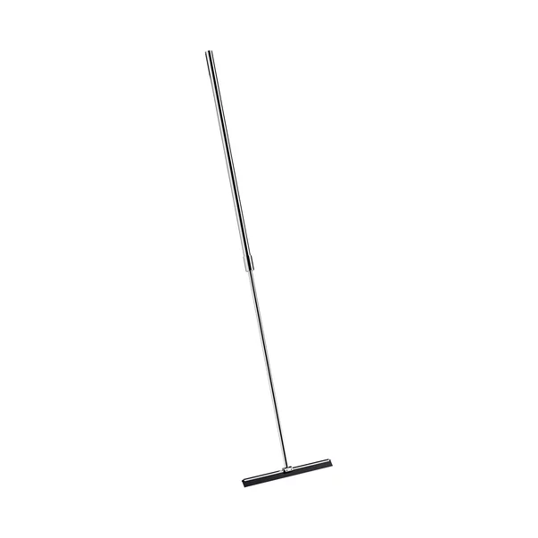 Accesorii dus - Racleta pentru sticla cu maner telescopic Omnires Uni finisaj crom lucios 30 cm