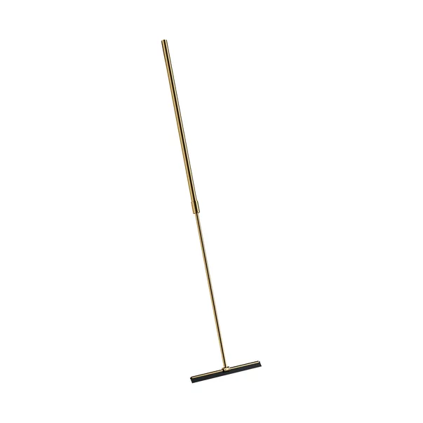 Accesorii dus - Racleta pentru sticla cu maner telescopic Omnires Uni finisaj auriu periat 30 cm