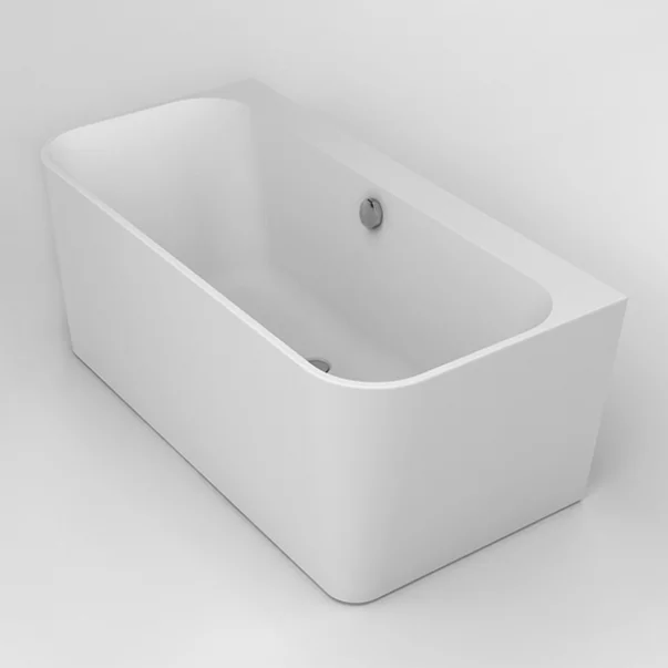 Cada freestanding Kreiner Maggie 160x75 cm finisaj alb lipita de perete BTW [4]