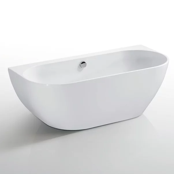 Cada freestanding Kreiner Vera 166x80 cm finisaj alb lipita de perete BTW [2]