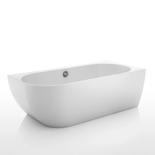 Cada freestanding Kreiner Vera 170x80 cm finisaj alb dreapta lipita de perete BTW [1]