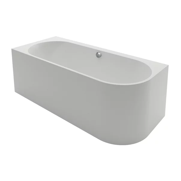 Cada freestanding Kreiner Andrea 175x75 cm finisaj alb stanga lipita de perete BTW [1]