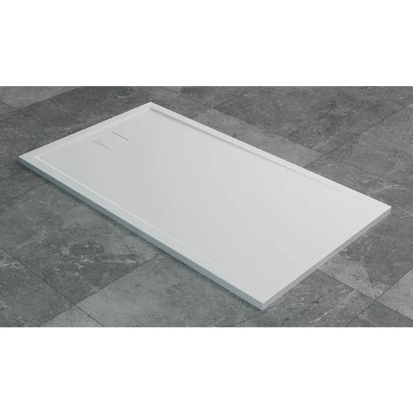 Cadita de dus dreptunghiulara alb SanSwiss Livada W20A 90x100 cm slim [2]