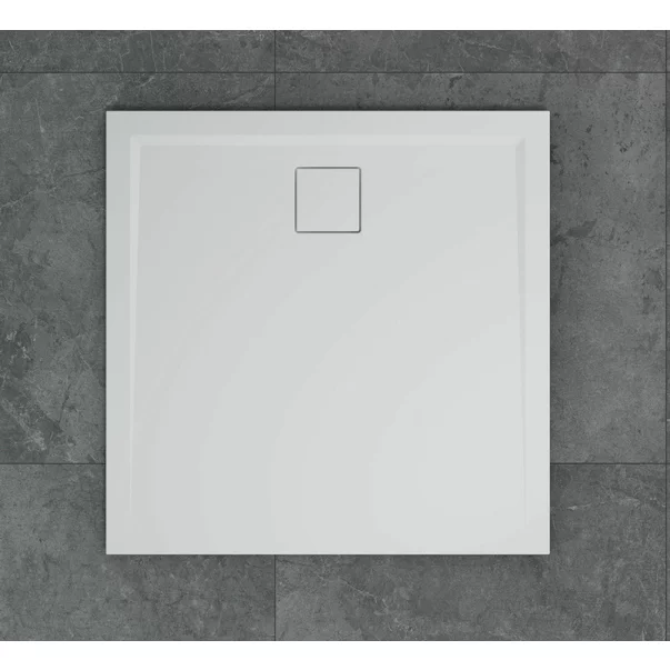 Cadita de dus patrata alb SanSwiss Livada W20Q 90x90 cm slim [1]