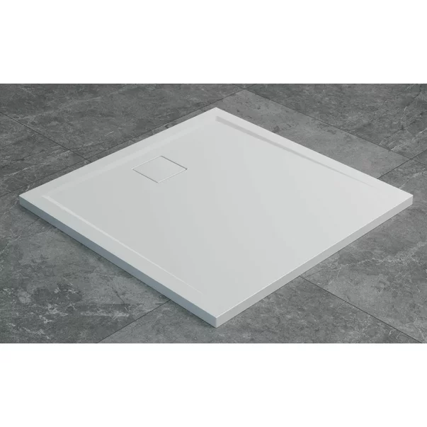 Cadita de dus patrata alb SanSwiss Livada W20Q 90x90 cm slim [2]