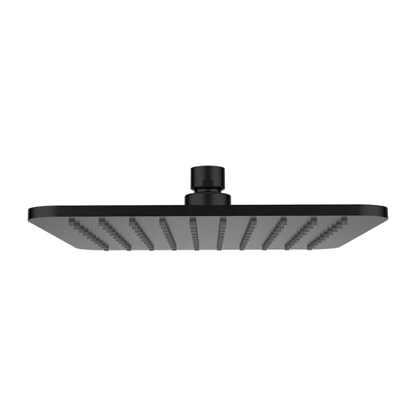 Palarie de dus patrata Omnires Slimline 200x200 mm negru mat [2]