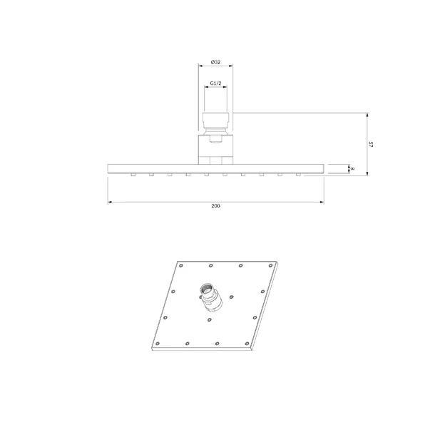 Palarie de dus Omnires Slimline [2]