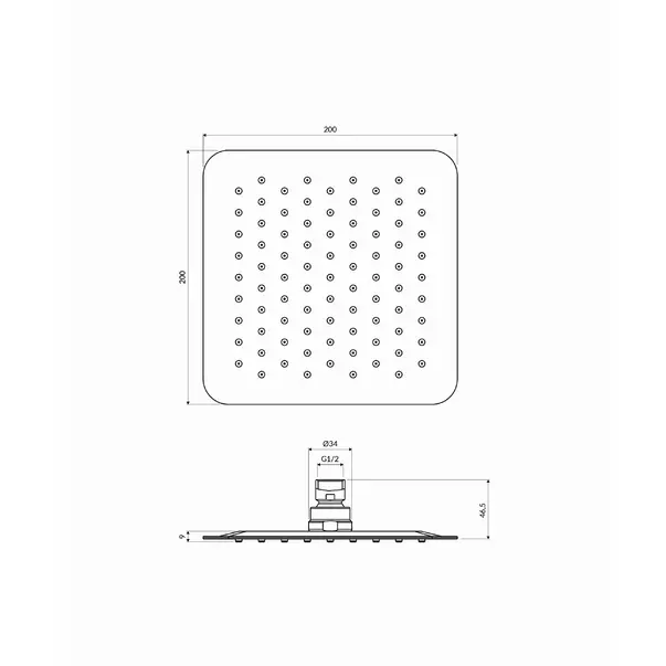 Palarie de dus Omnires Ultra Slimline [2]