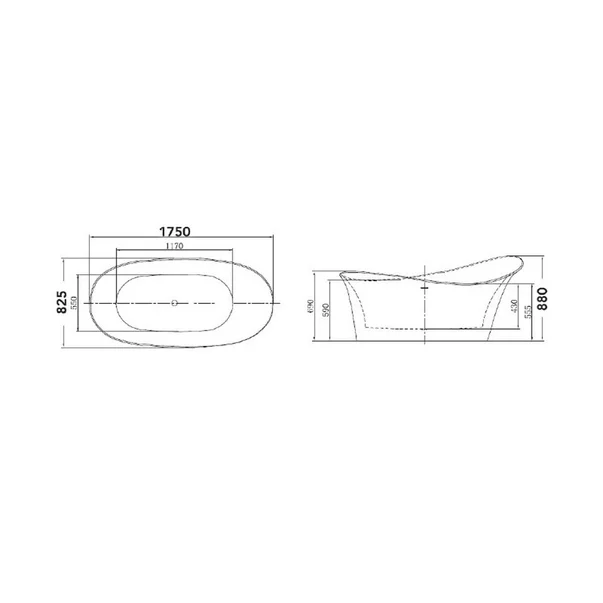 Cada freestanding Florida Cleopatra Slim 175x82 cm [4]