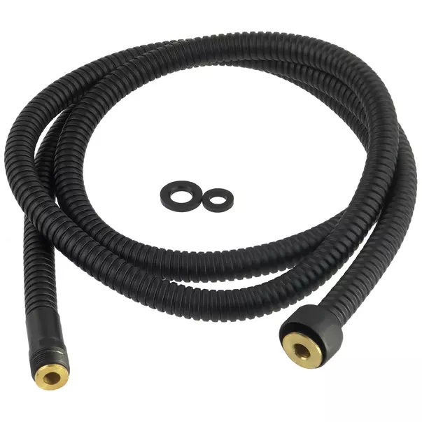 Furtun de dus pentru baterii de baie Deante negru [1]