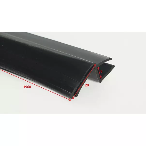 Garnitura pentru cabine de dus Deante Kerria Plus 196 cm negru [2]