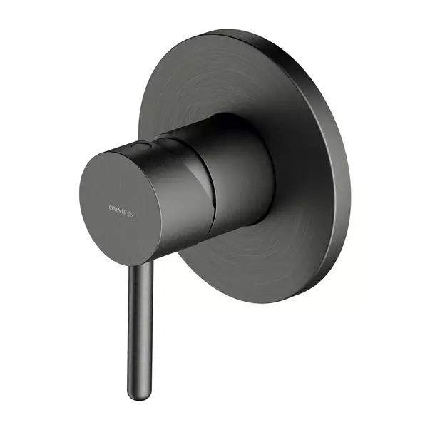 Baterii baie - Baterie dus incastrata Omnires Y grafit cu corp ingropat