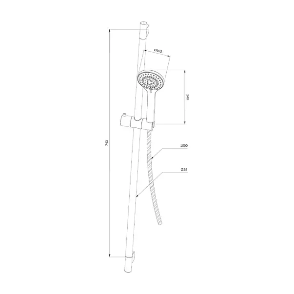 Set de dus cu bara Omnires Yosemite 5 functii [2]