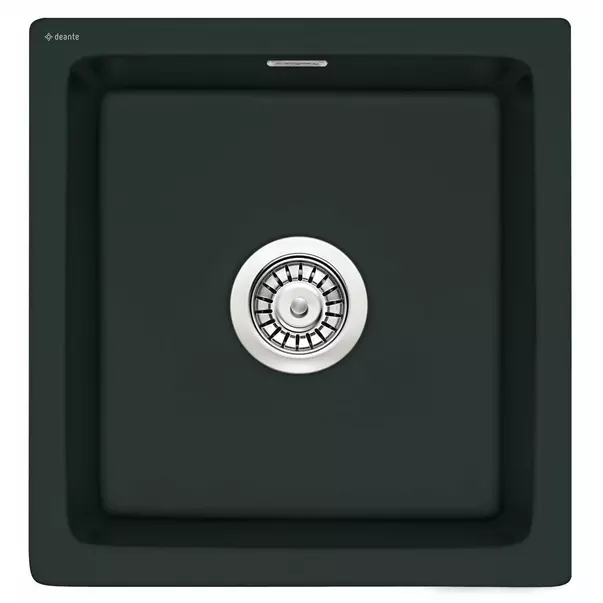 Chiuveta ceramica Deante Sabor 47,5x45 cm negru [1]