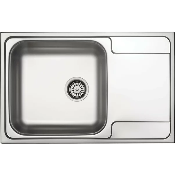 Chiuveta bucatarie inox satinat Deante Soul 79x50 cm cu 1 cuva si picurator [1]