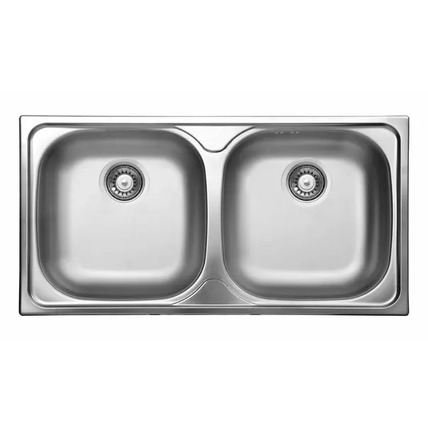 Chiuveta dubla Deante Xylo inox satinat 78x44 cm [1]