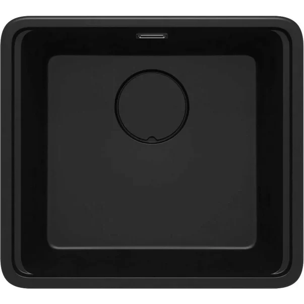 Chiuveta granit sub blat Deante Momi negru 45x50 cm [1]