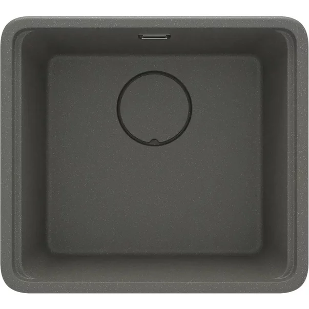 Chiuveta granit sub blat Deante Momi antracit metalic 45x50 cm [1]