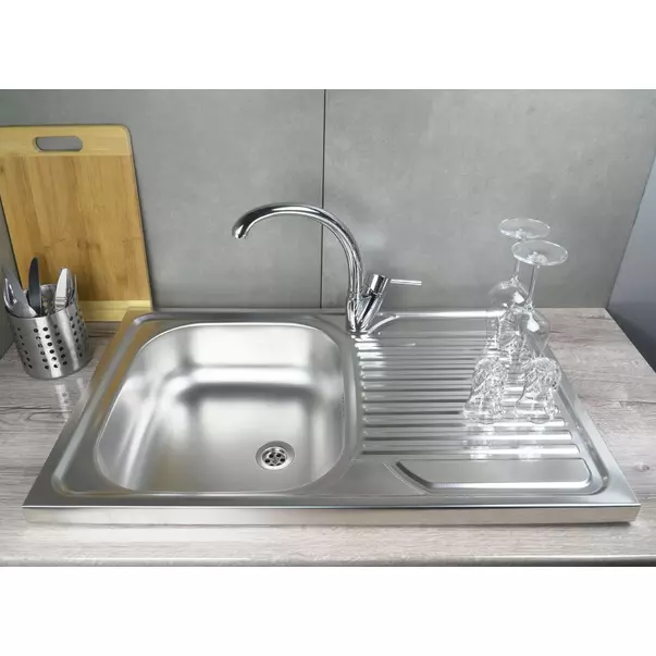 Chiuveta Deante Tango inox cu cuva reversibila 80x50 cm [3]