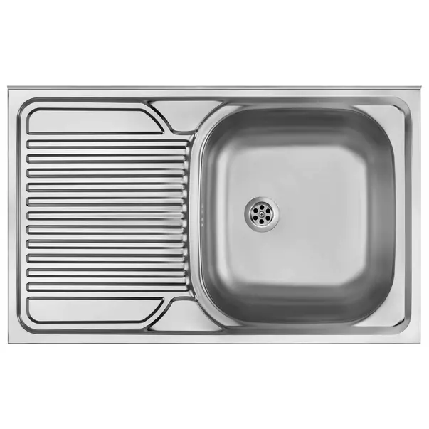 Chiuveta Deante Tango inox cu cuva orientata pe dreapta 80x50 cm [1]