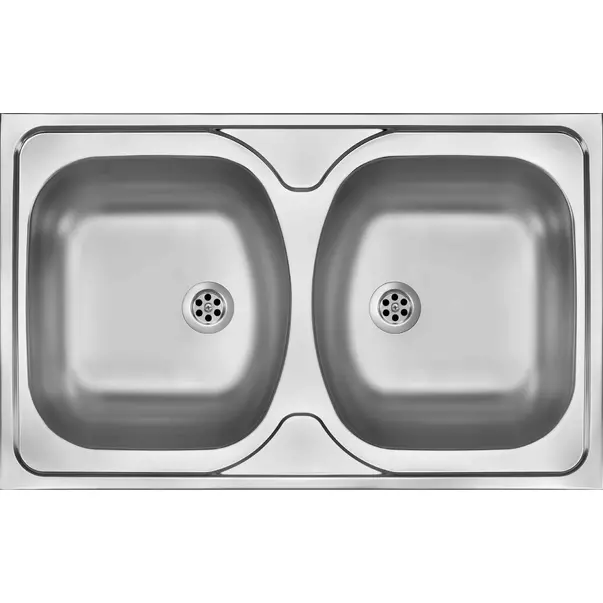 Chiuveta dubla Deante Tango inox 80x50xH14 cm [1]