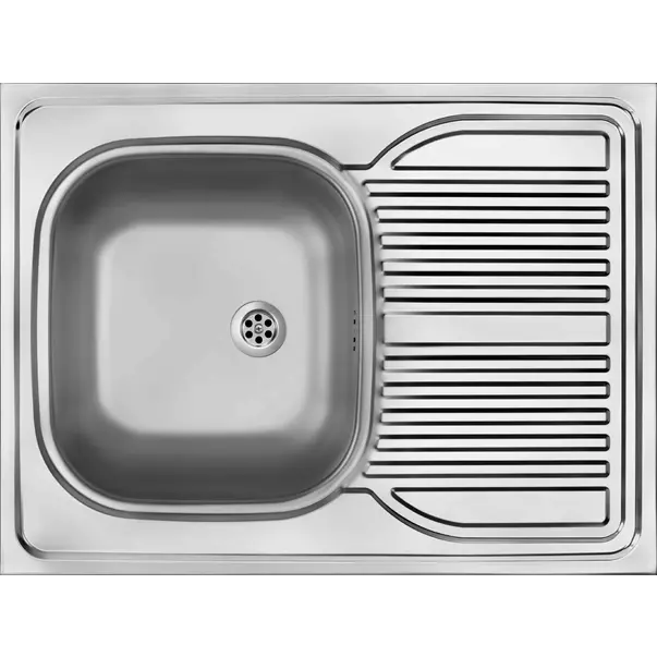 Chiuveta Deante Tango inox satinat cu cuva reversibila 80x60 cm [1]