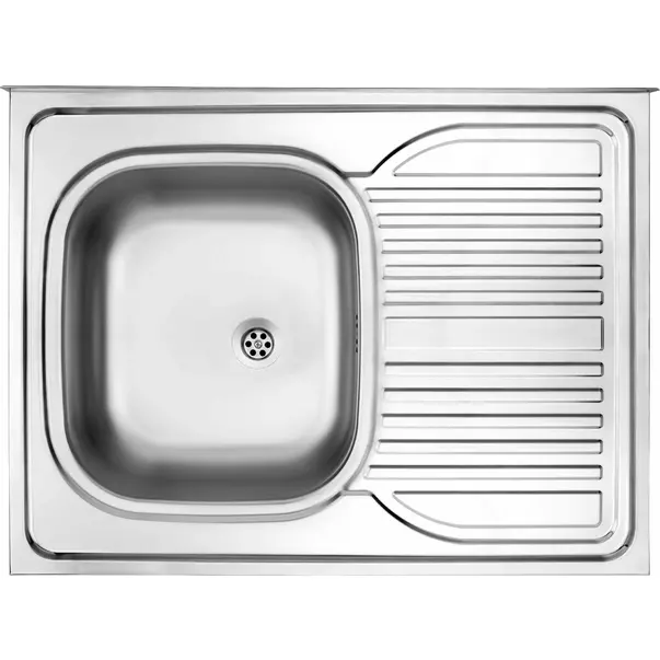 Chiuveta Deante Tango inox satinat cu cuva orientata pe stanga 80x60 cm [1]