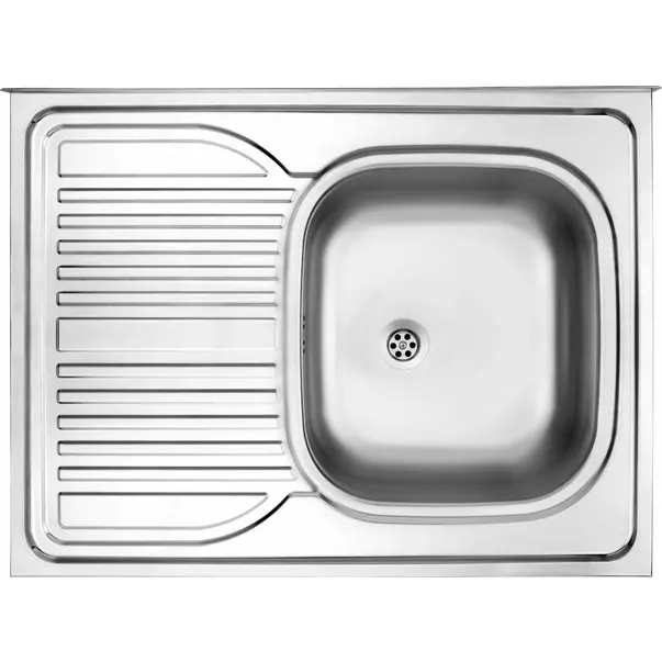 Chiuveta Deante Tango inox cu cuva orientata pe dreapta 80x60 cm [1]