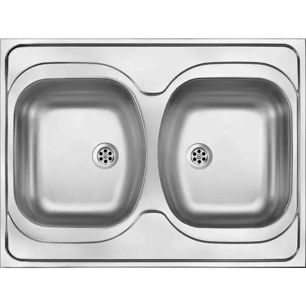 Chiuveta dubla Deante Tango inox 80x60xH13 cm [1]