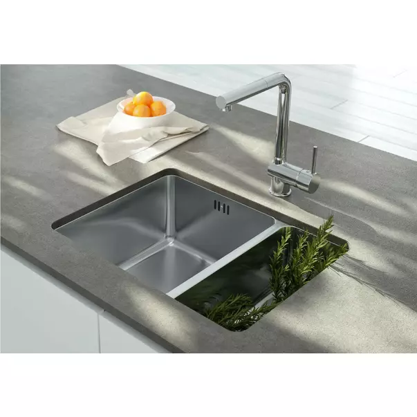Chiuveta Deante Egeria inox satinat 2 cuve 58x44 cm [5]
