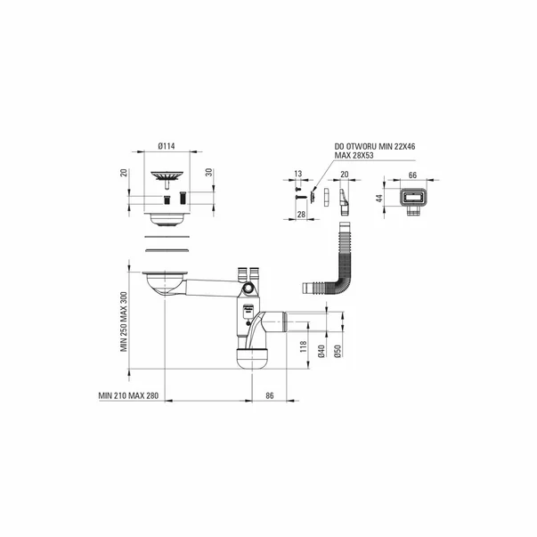 Chiuveta bucatarie inox Deante Olfato 39x50.5 cm cu 1 cuva finisaj crom periat [3]