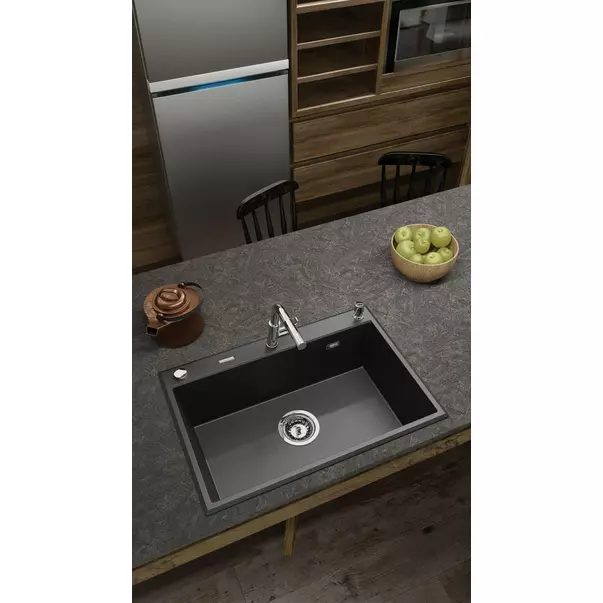 Chiuveta granit Deante Eridan 52x70 cm grafit [3]