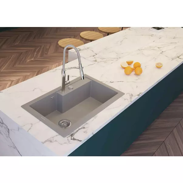 Chiuveta granit Deante Eridan 50x80 cm gri [3]