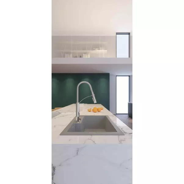 Chiuveta granit Deante Eridan 50x80 cm gri [6]