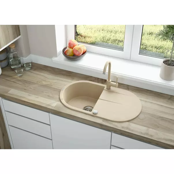 Chiuveta granit Deante Piva 44x78 cm nisip [3]