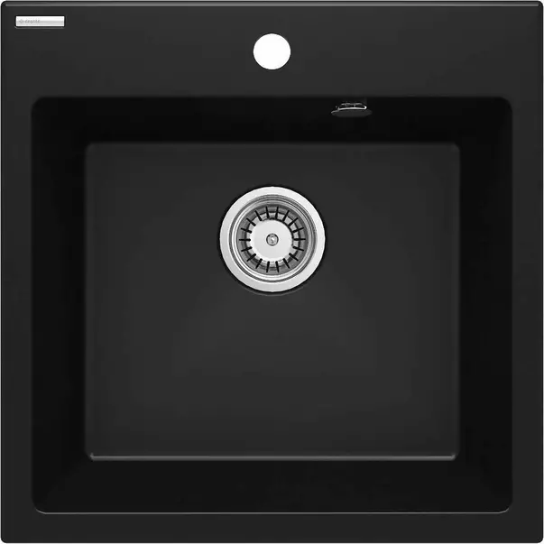 Chiuveta granit Deante Evora 50x50 cm negru [1]